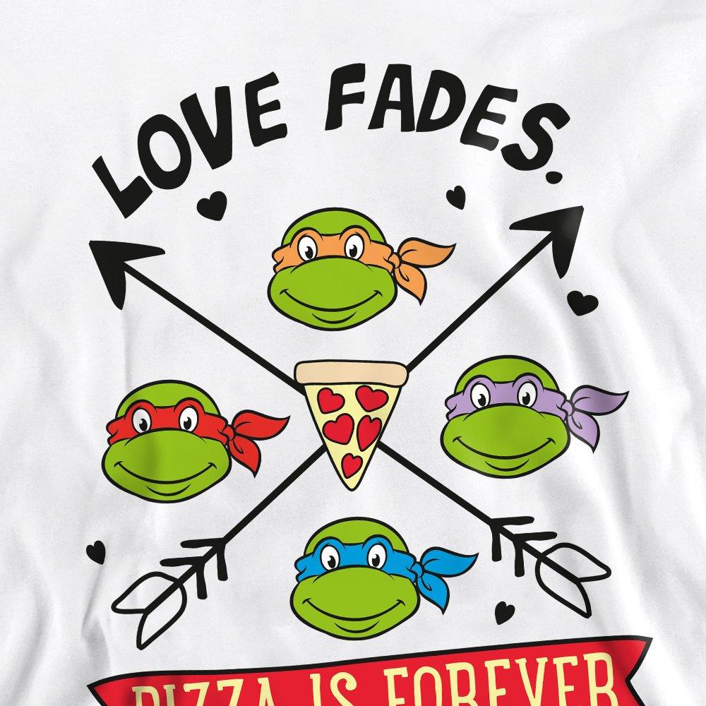 White - Teenage Mutant Ninja Turtles - Tmnt Pizza Is Forever Crew Sweatshirt White - 2