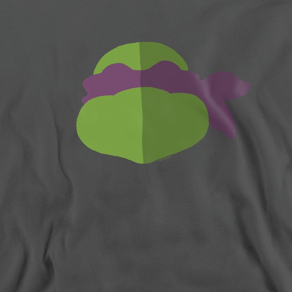 Charcoal - Teenage Mutant Ninja Turtles - Tmnt Donnie Face Crew Sweatshirt Charcoal - 2
