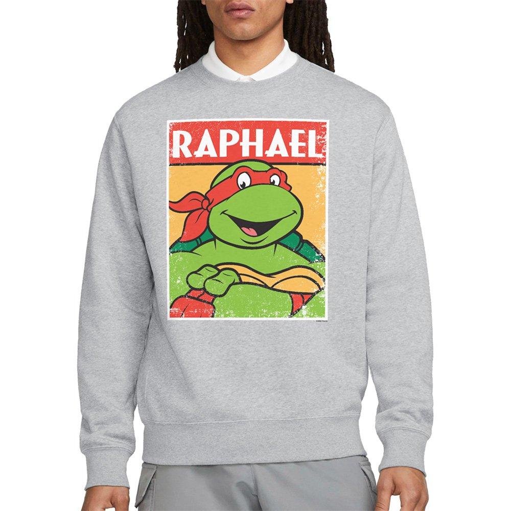 Light Grey - Teenage Mutant Ninja Turtles - Tmnt Tmnt Raph Crew Sweatshirt Athletic Heather - 1