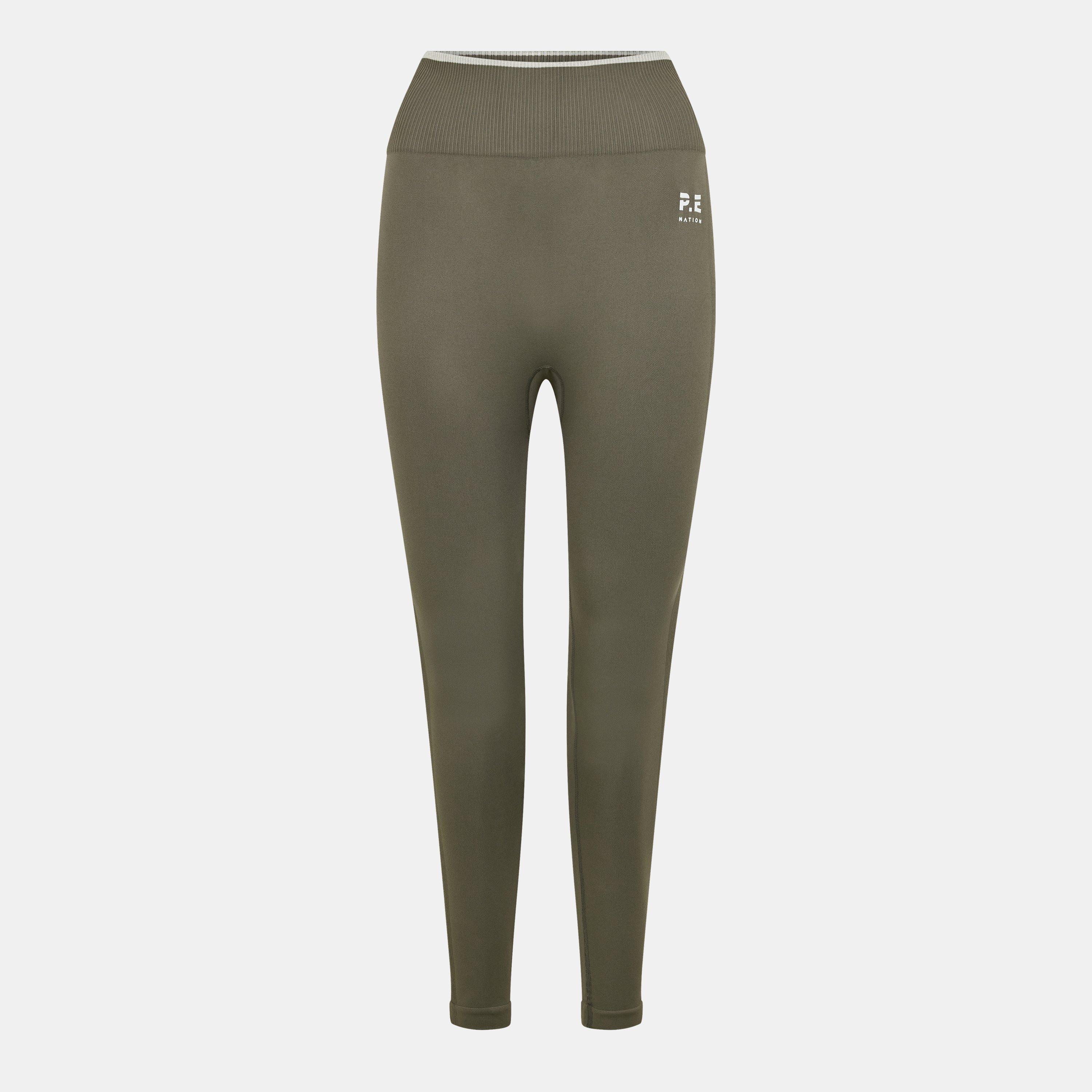 Khaki Brown - PE Nation - Restore Leggings - 1