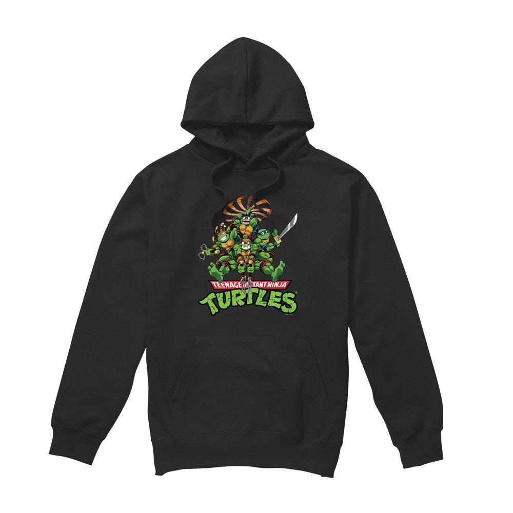 Black - Teenage Mutant Ninja Turtles - Tmnt Manga Turtles Hoodie Black - 4