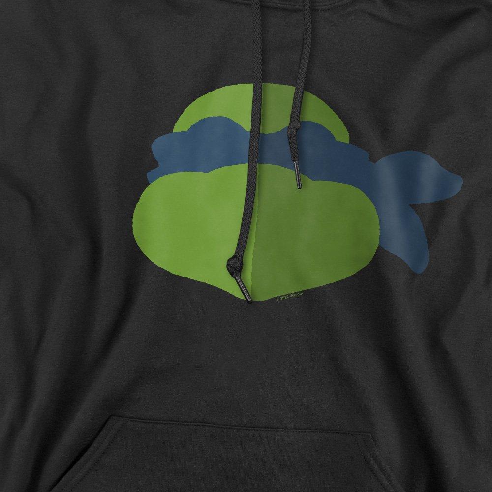 Black - Teenage Mutant Ninja Turtles - Tmnt Leo Face Unisex Hoodie Black - 2
