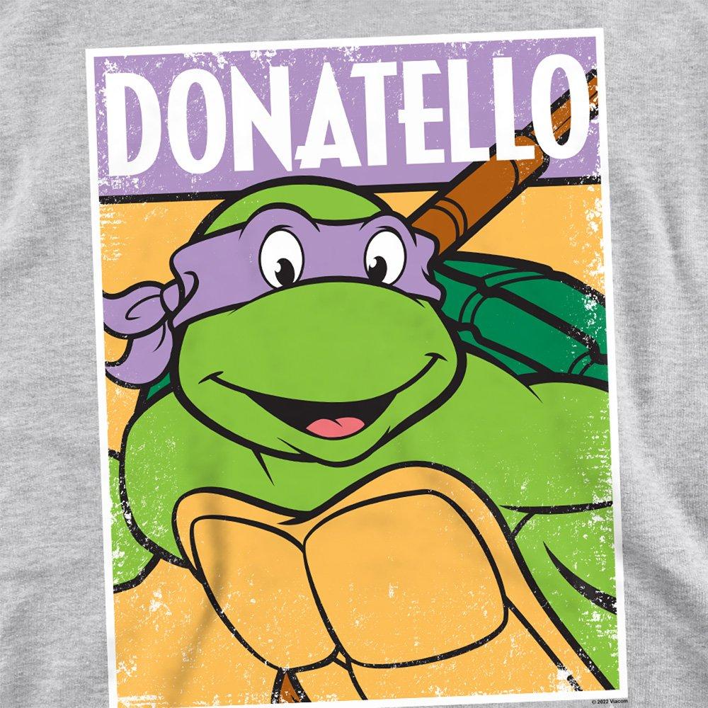 Grey - Teenage Mutant Ninja Turtles - Tmnt Tmnt Donnie Crew Sweatshirt Athletic Heather - 2