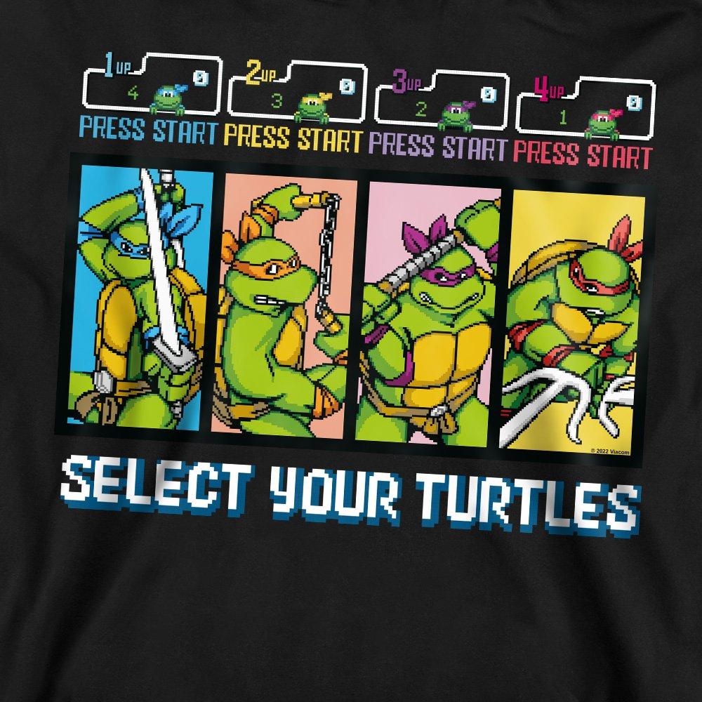 Black - Teenage Mutant Ninja Turtles - Tmnt Select Your Turtles Crew Sweatshirt Black - 2