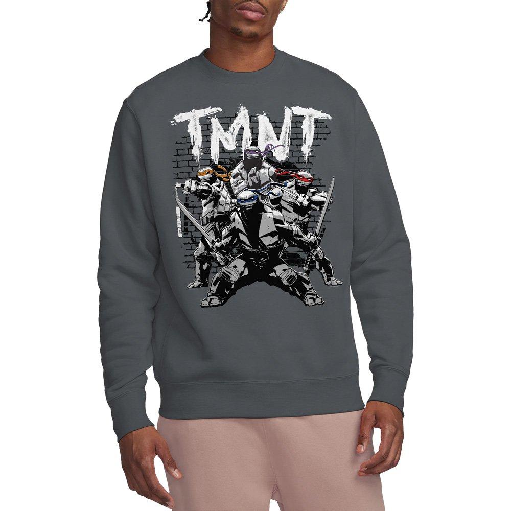 Teenage Mutant Ninja Turtles Tmnt Tmnt Team Crew Sweatshirt Charcoal