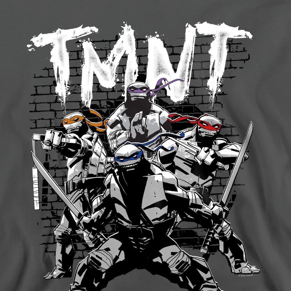 Charcoal - Teenage Mutant Ninja Turtles - Tmnt Tmnt Team Crew Sweatshirt Charcoal - 2