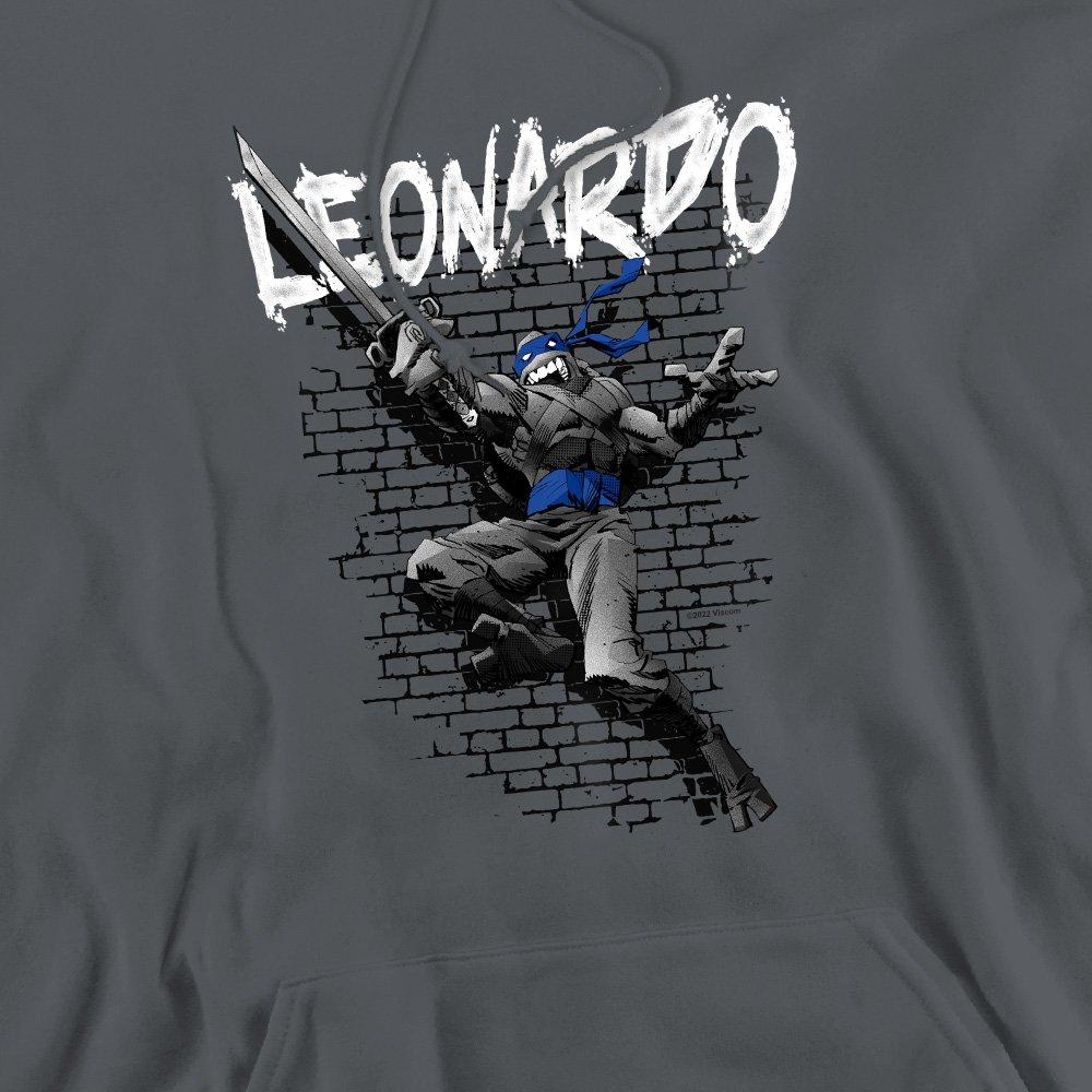 Charcoal - Teenage Mutant Ninja Turtles - Tmnt Tmnt Leonardo Hoodie Charcoal - 2