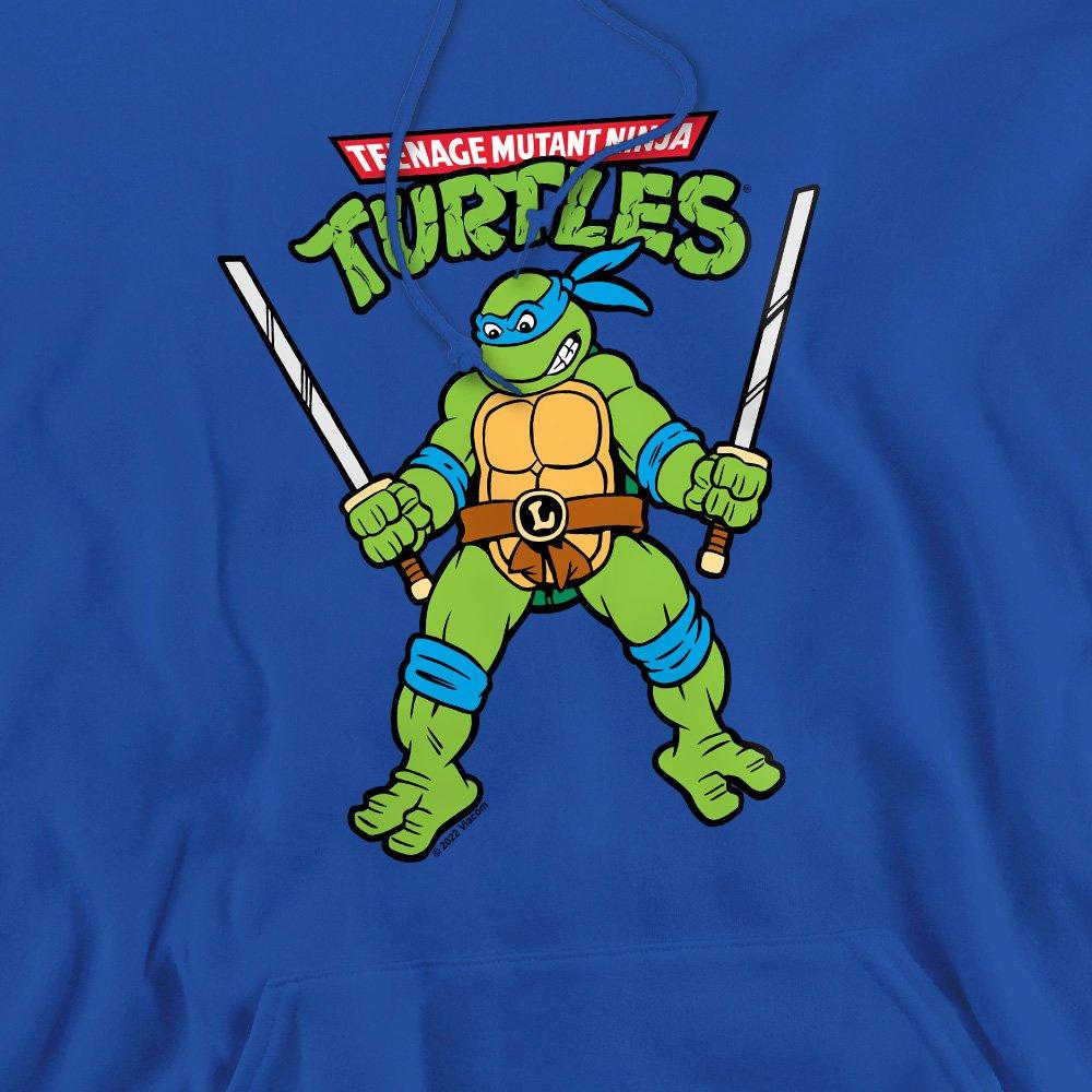 Royal - Teenage Mutant Ninja Turtles - Tmnt Retro Leo Hoodie Royal - 2