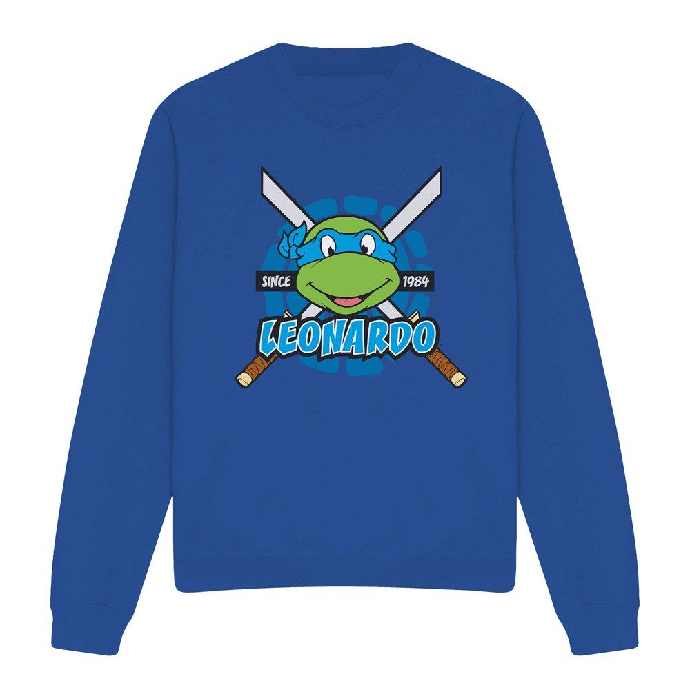 Royal - Teenage Mutant Ninja Turtles - Tmnt Leonardo Since 1984 Crew Sweatshirt Royal Bl - 4