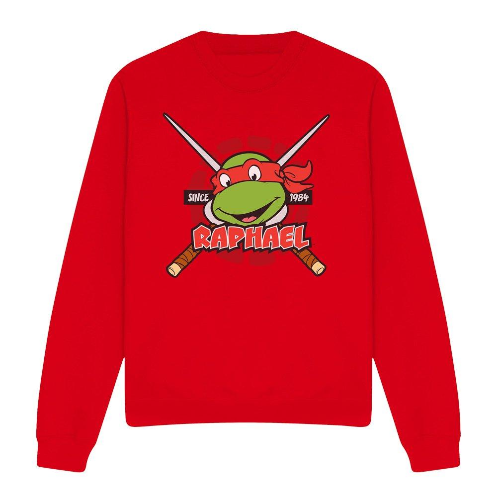 Red - Teenage Mutant Ninja Turtles - Tmnt Raphael Since 1984 Crew Sweatshirt Red - 4