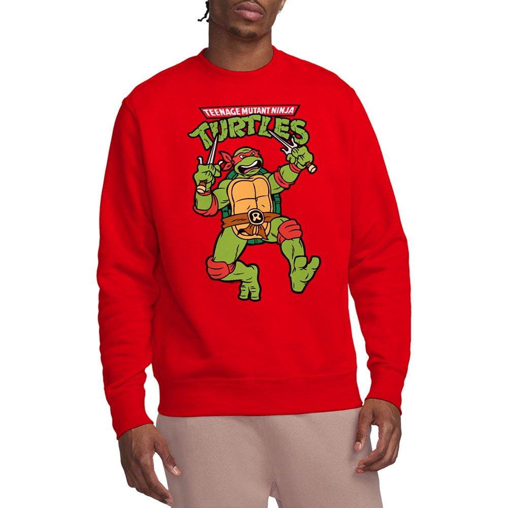 Red - Teenage Mutant Ninja Turtles - Tmnt Retro Raph Sweatshirt Red - 1