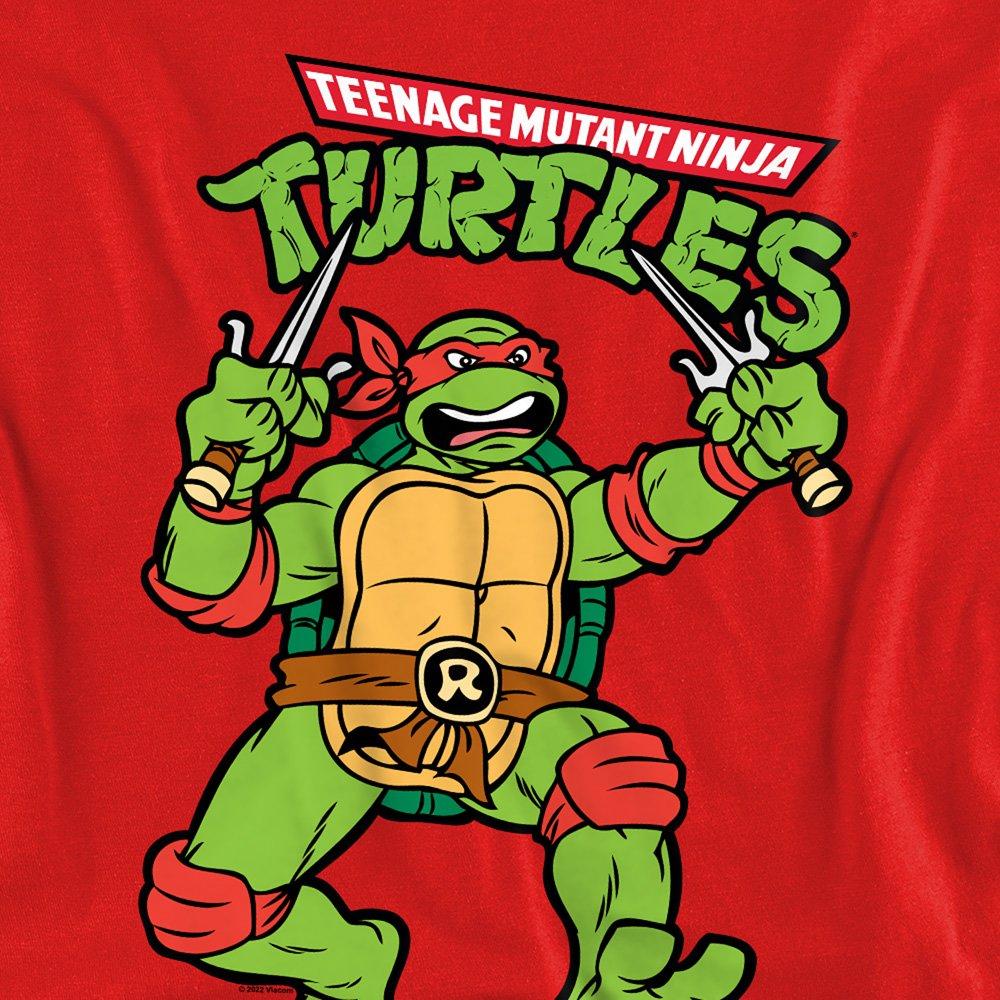 Red - Teenage Mutant Ninja Turtles - Tmnt Retro Raph Sweatshirt Red - 2