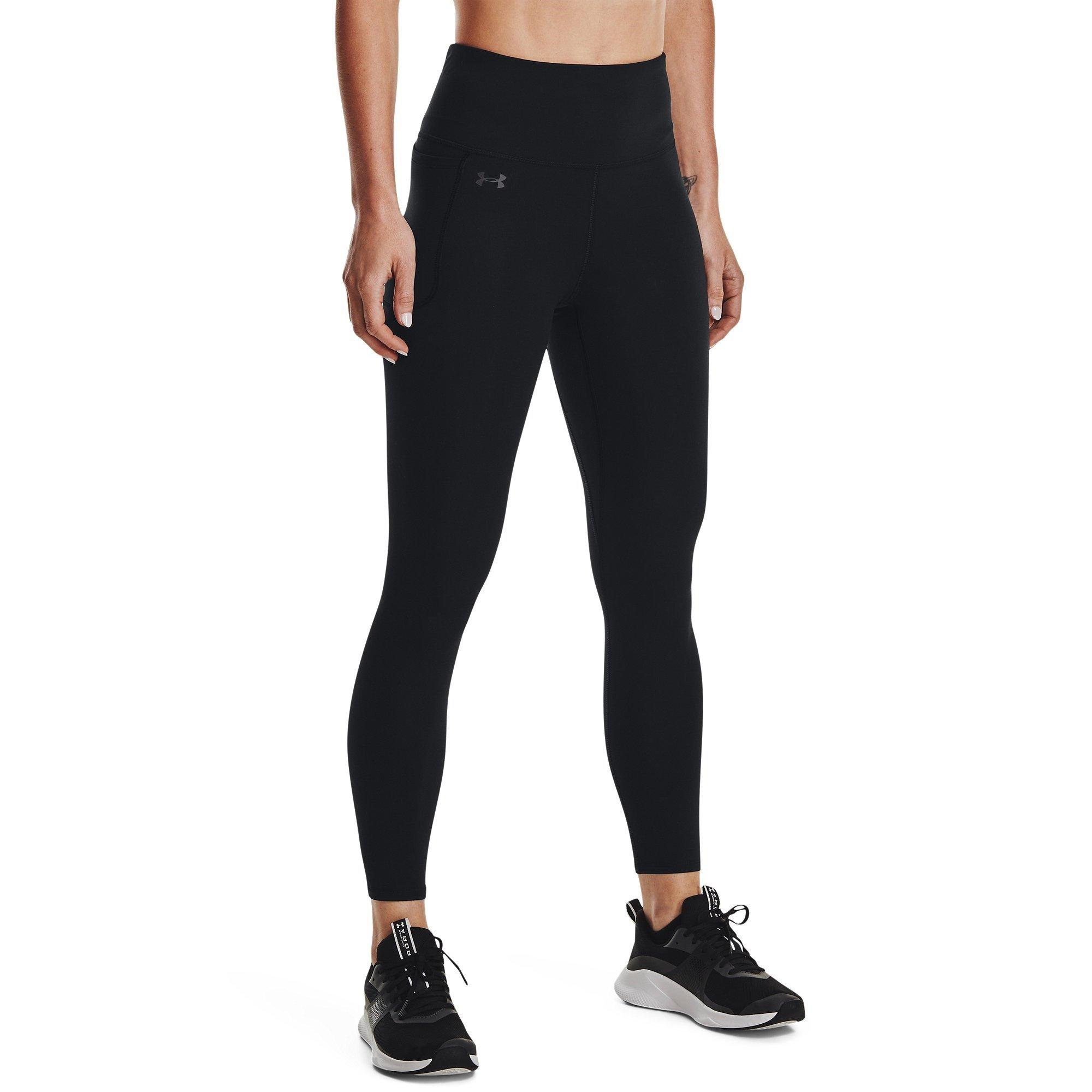 Black/Jet Gray - Under Armour - Motion Womens Performance Ankle Leggings - 2