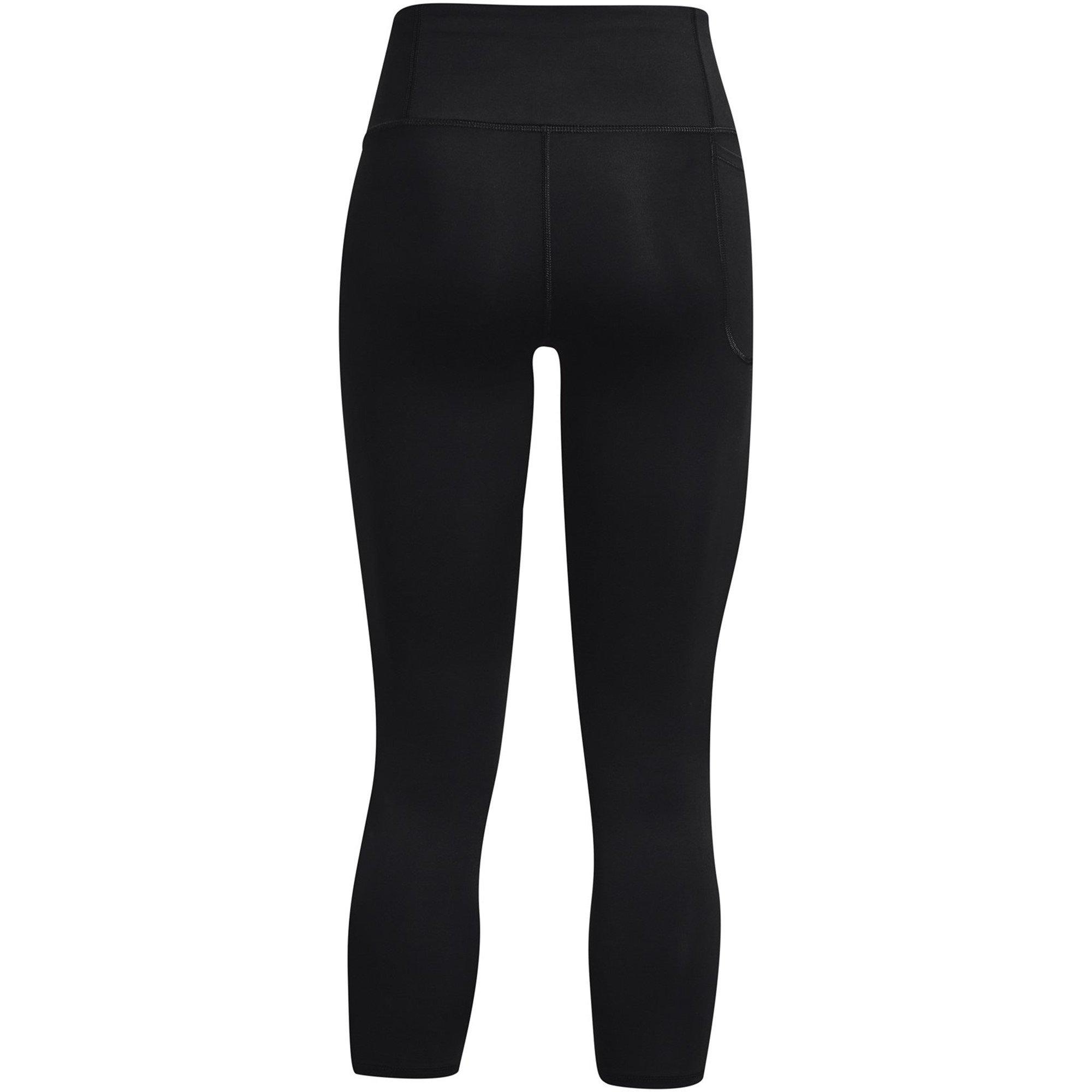 Black/Jet Gray - Under Armour - Motion Womens Performance Ankle Leggings - 6