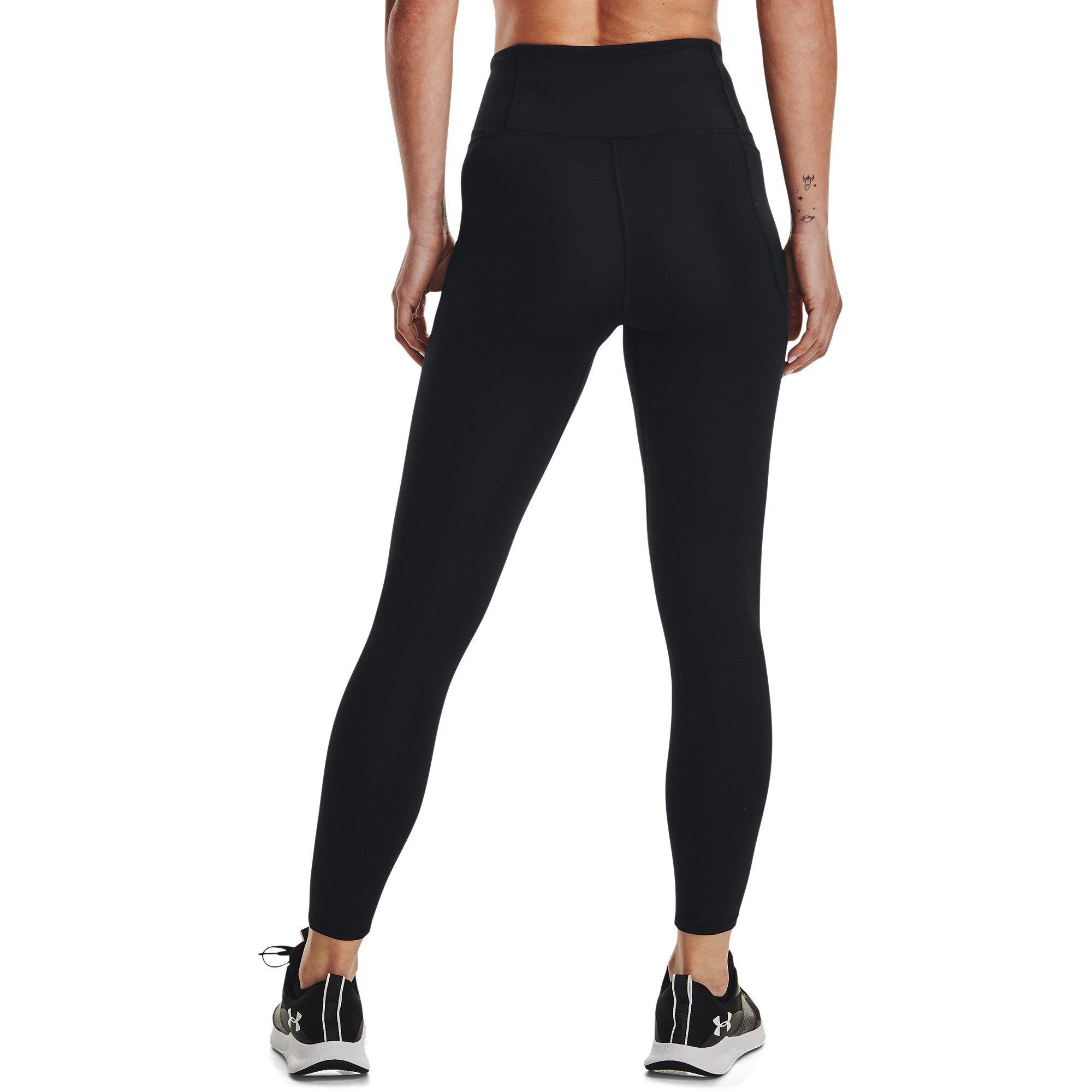 Black/Jet Gray - Under Armour - Motion Womens Performance Ankle Leggings - 3