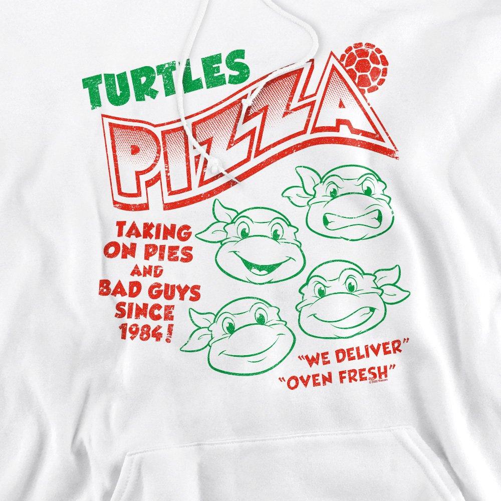White - Teenage Mutant Ninja Turtles - Tmnt Turtles Pizza Hoodie White - 2