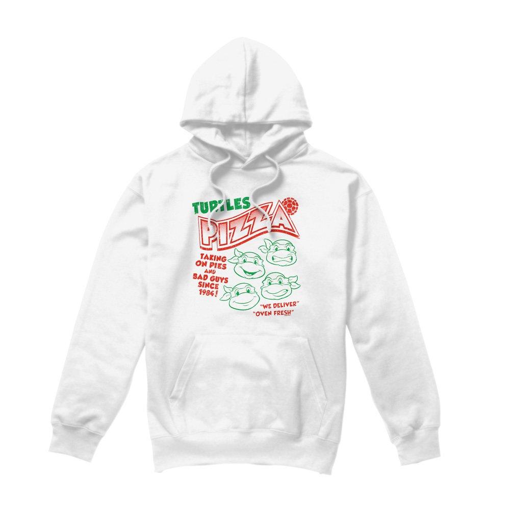 White - Teenage Mutant Ninja Turtles - Tmnt Turtles Pizza Hoodie White - 4