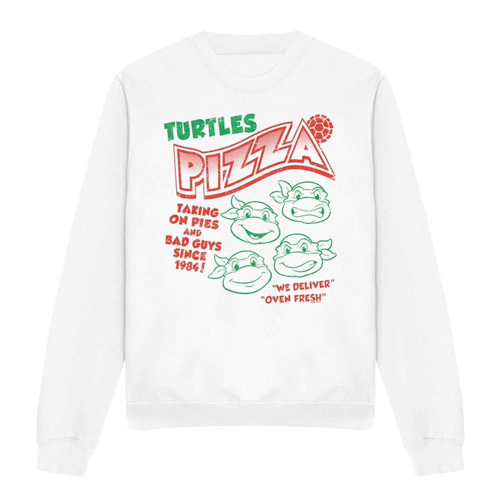 White - Teenage Mutant Ninja Turtles - Tmnt Turtles Pizza Crew Sweatshirt White - 4