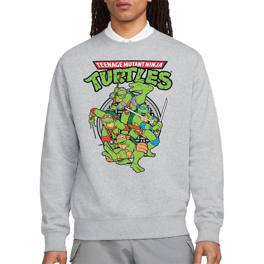 Grey - Teenage Mutant Ninja Turtles - Tmnt Tmnt Group Sweatshirt Athletic Heather - 1