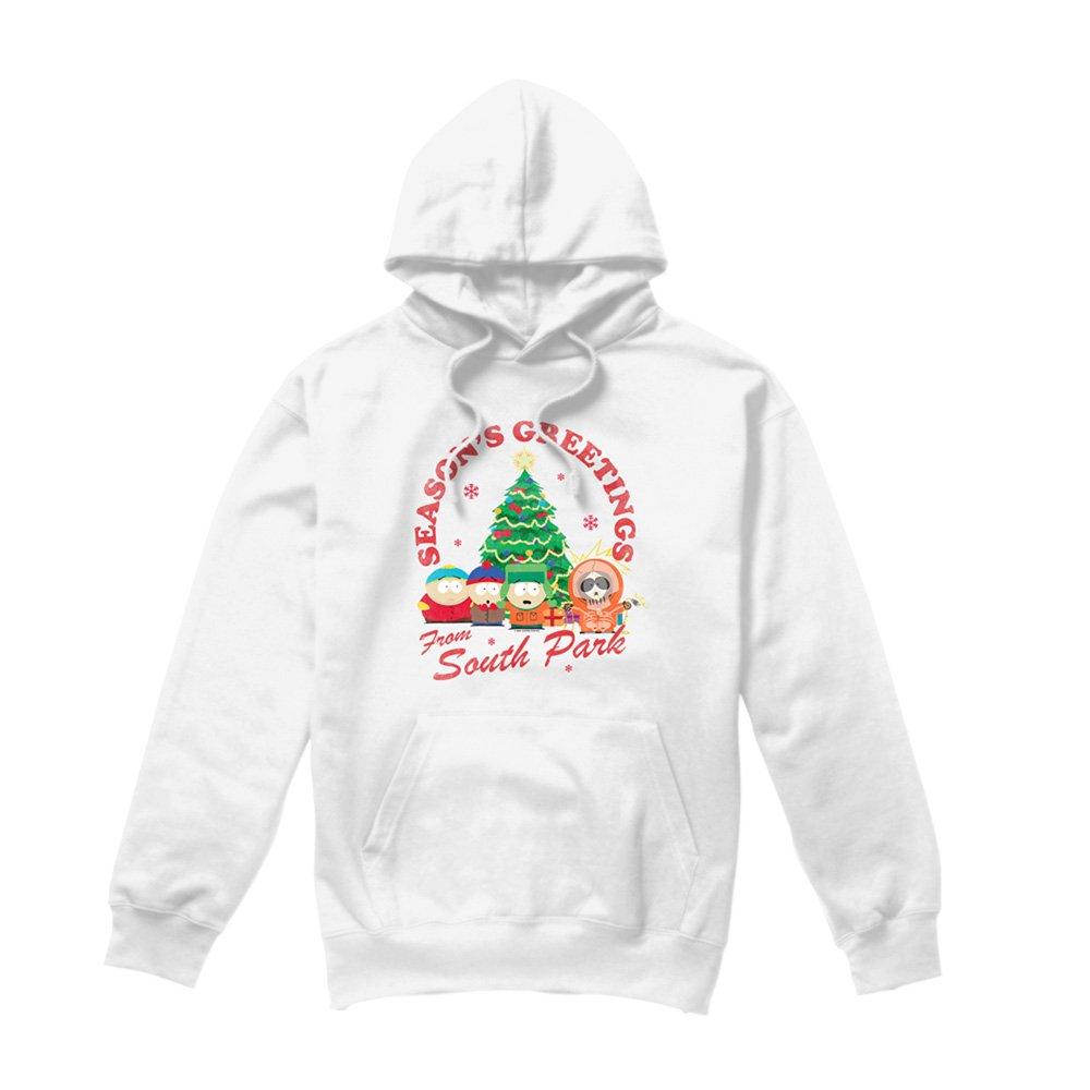 White - South Park - South Park Group Christmas Unisex Hoodie White - 4