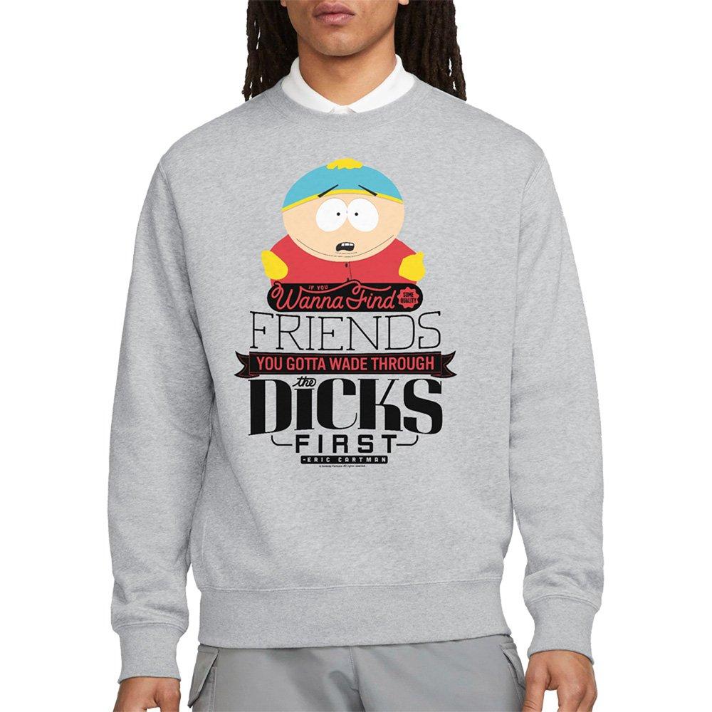 Light Grey - South Park - South Park Wade Through Dicks Crew Sweatshirt Ath - 1