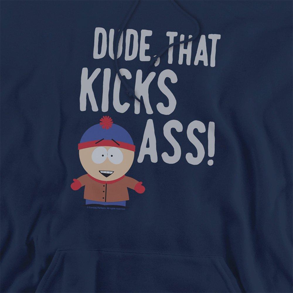 Navy - South Park - South Park The Stan Kicks Ass Unisex Hoodie Navy - 2