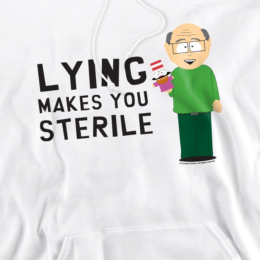 White - South Park - South Park Lying Makes You Sterile Hoddie White - 2