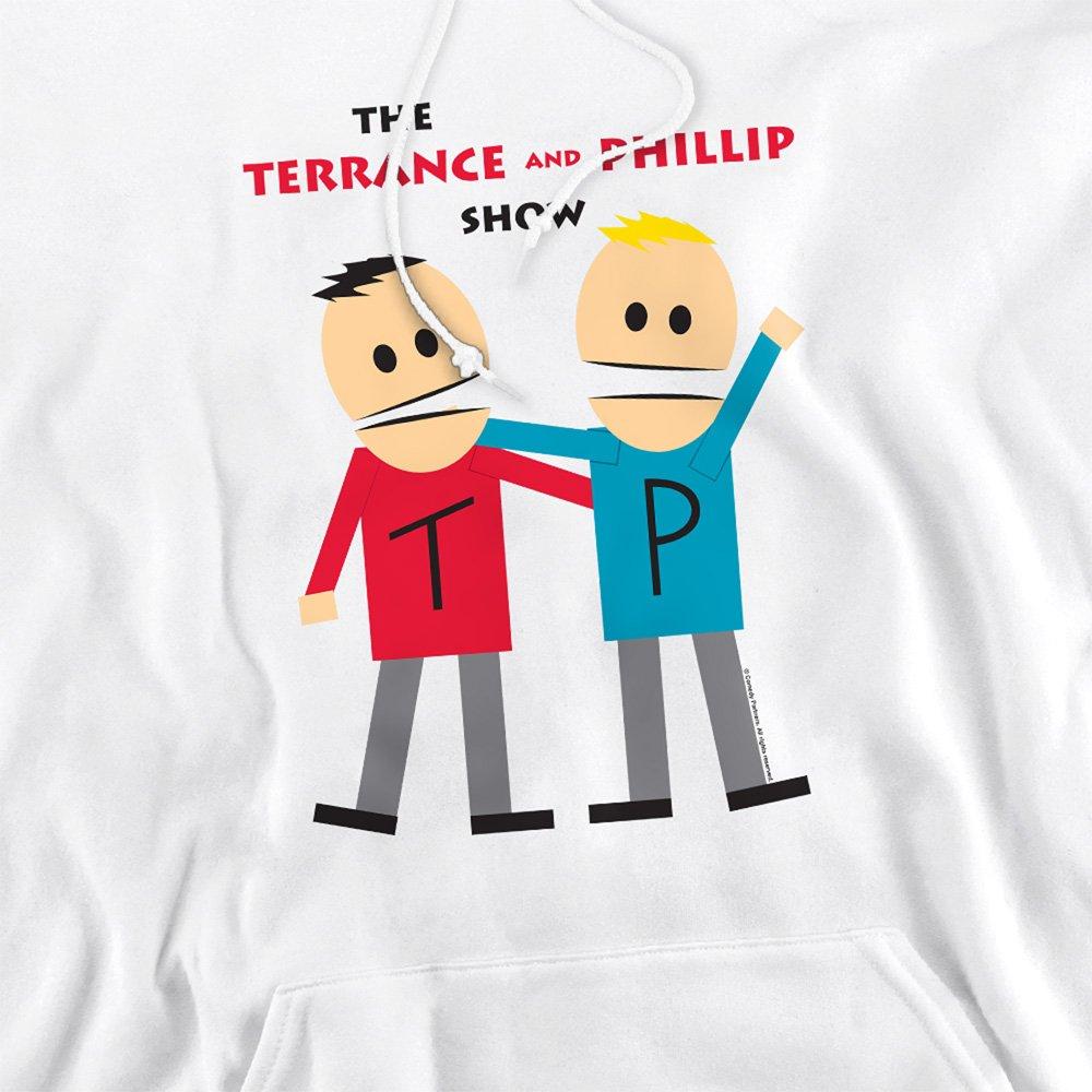 White - South Park - South Park Terrance And Phillip Hoodie White - 2