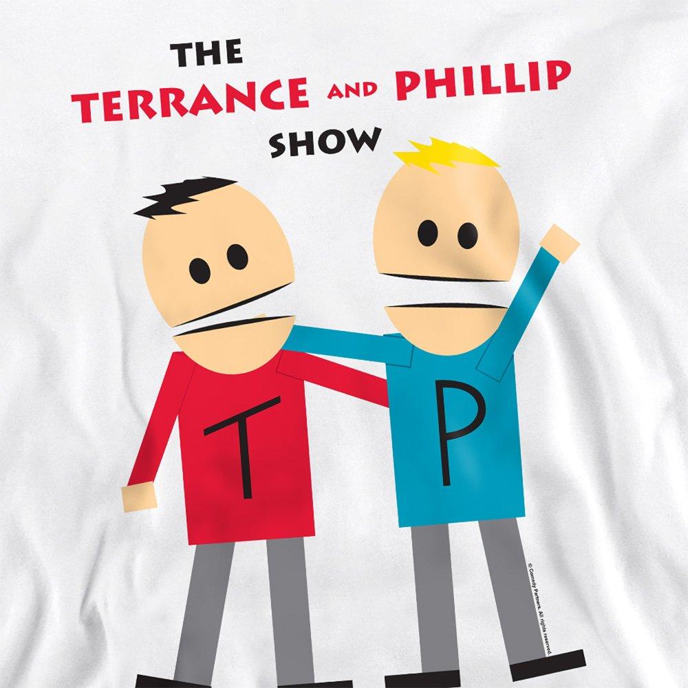 White - South Park - South Park Terrance And Phillip Crew Sweatshirt W - 2