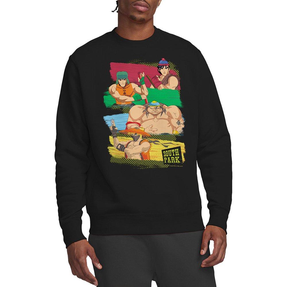 Black - South Park - South Park South Park Anime Crew Sweatshirt Black - 1