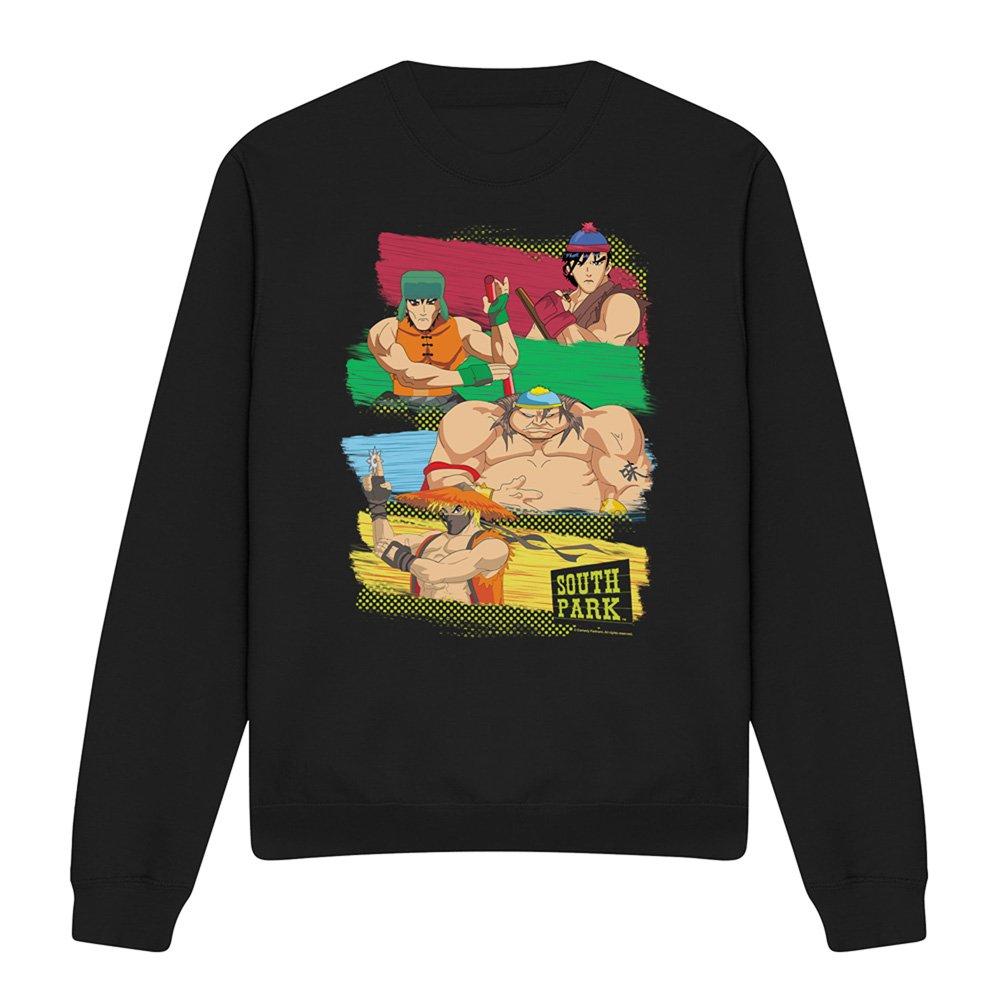 Black - South Park - South Park South Park Anime Crew Sweatshirt Black - 4