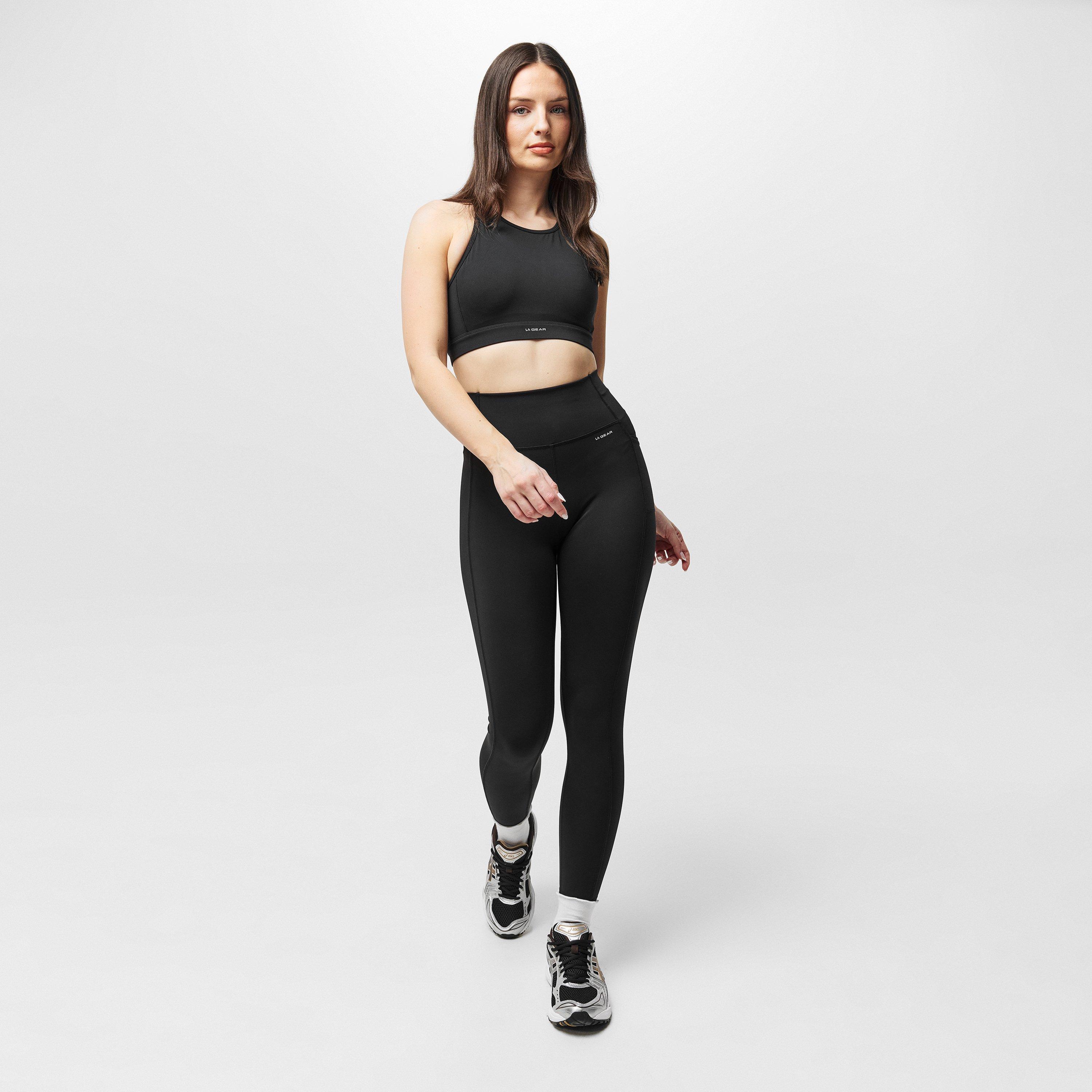 Preto - LA Gear - High-Performance Gym Leggings - 4