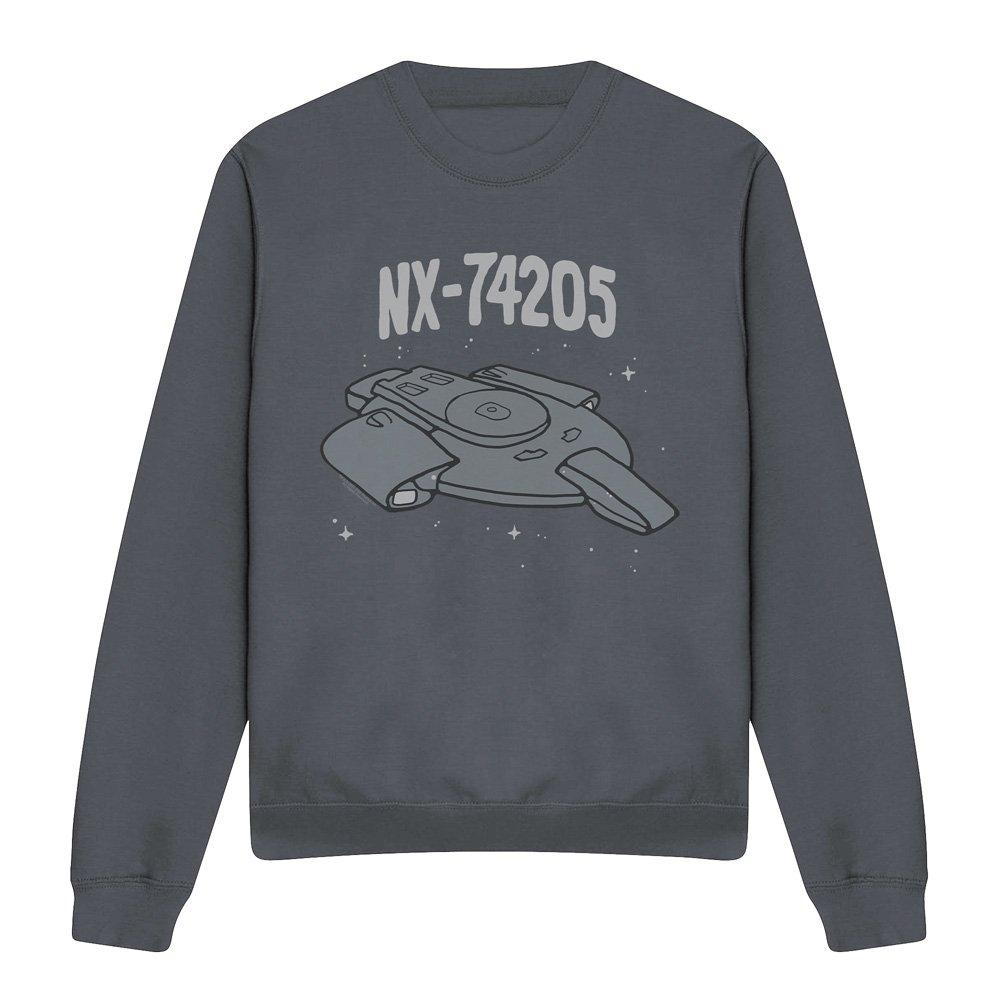 Charcoal - Star Trek - Star Trek The Defiant Crew Sweatshirt Charcoal - 4