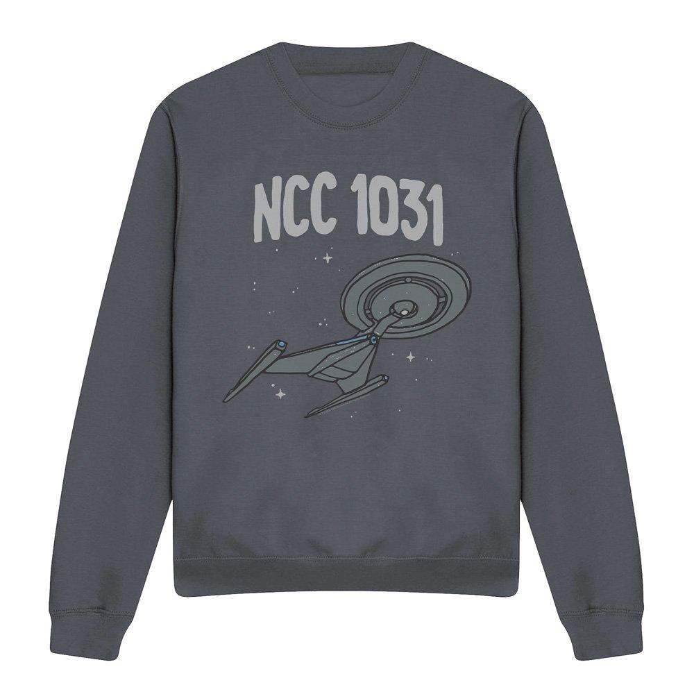 Charcoal - Star Trek - Star Trek The Crossfield Class Crew Sweatshirt Ch - 4