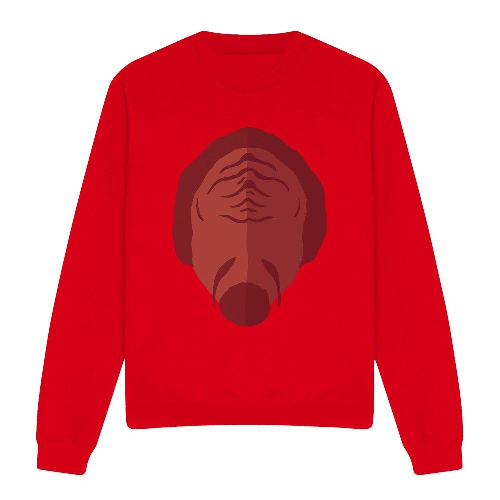 Red - Star Trek - Star Trek The Next Gen Klingon Crew Sweatshirt Re - 4