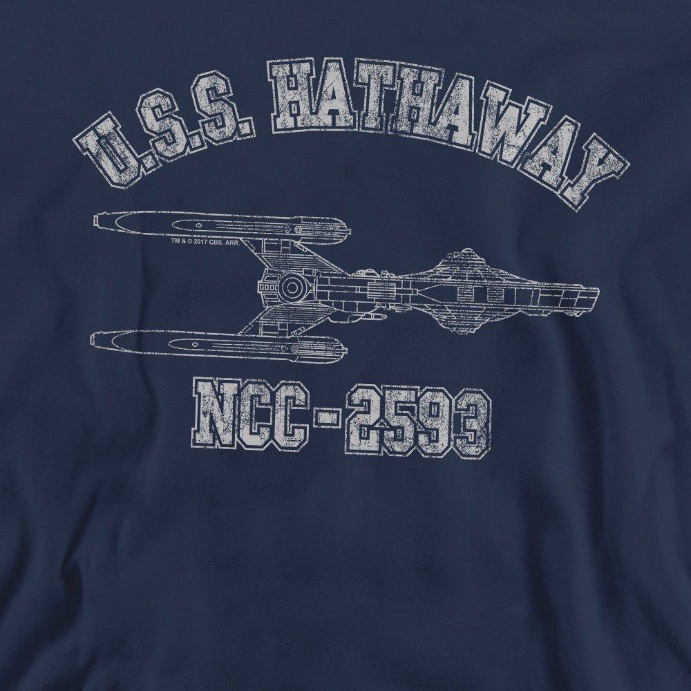 Navy - Star Trek - Star Trek Hathaway Athletic-Crew Sweatshirt Navy - 2