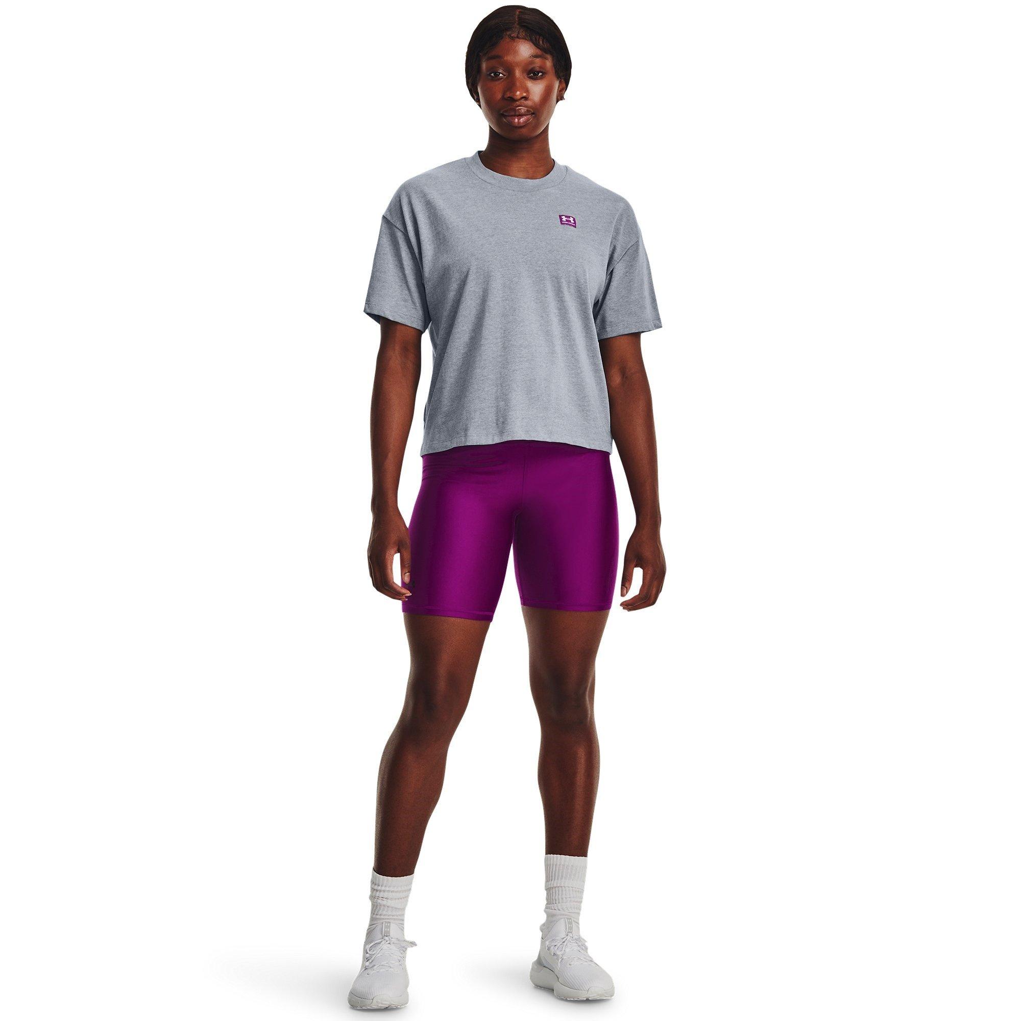 Magenta/Blk - Under Armour - Under HeatGear Bike Womens Baselayer Shorts - 4