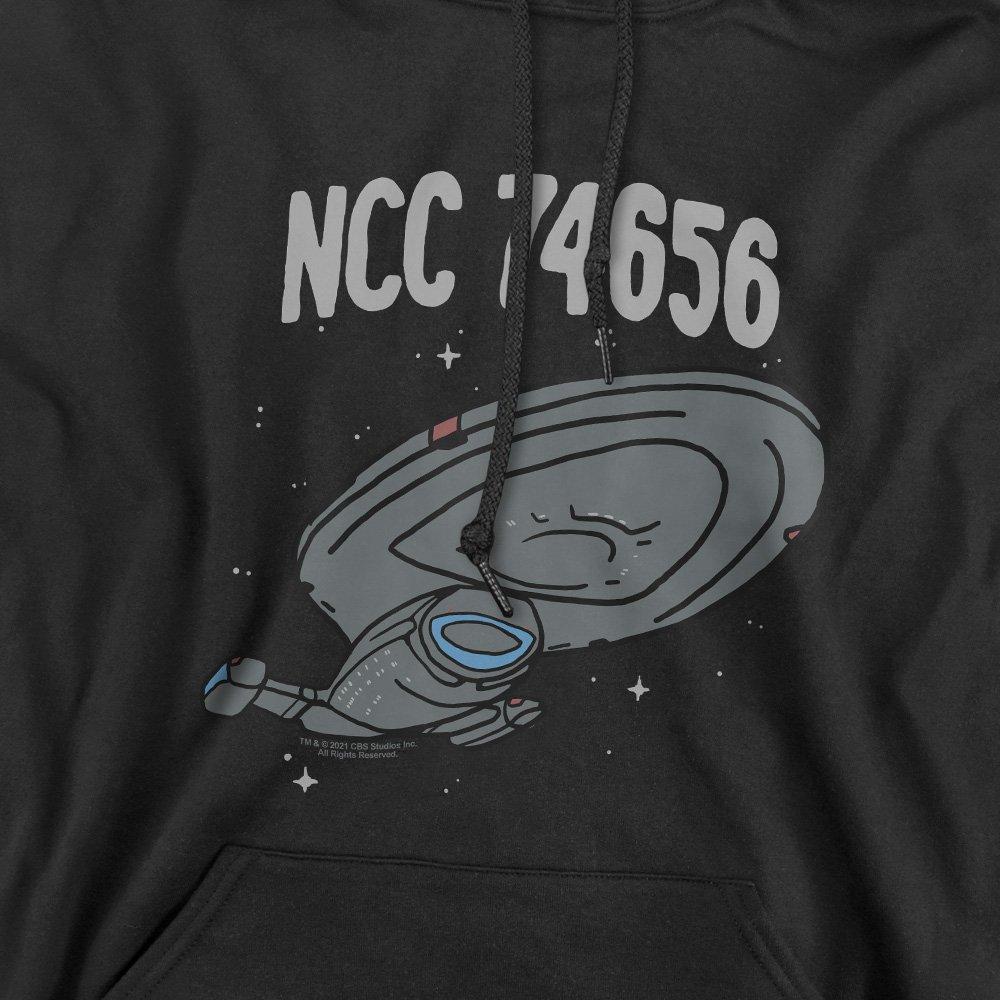 Black - Star Trek - Star Trek The Intrepid Class Unisex Hoodie Black - 2