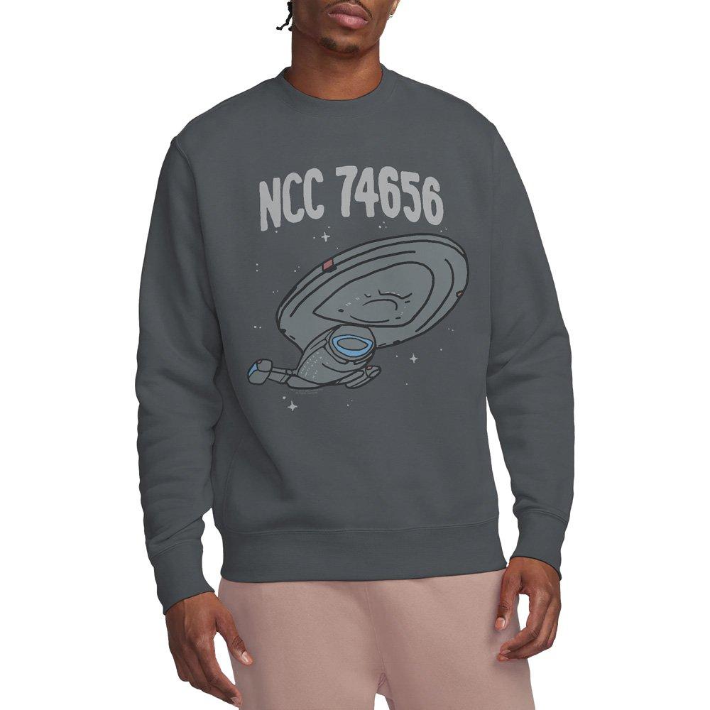 Charcoal - Star Trek - Star Trek The Intrepid Class Crew Sweatshirt Char - 1