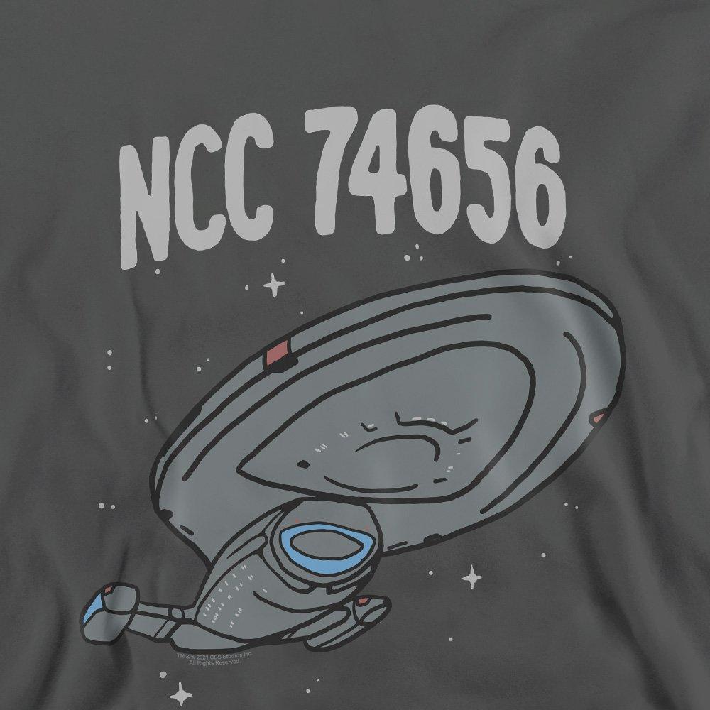 Charcoal - Star Trek - Star Trek The Intrepid Class Crew Sweatshirt Char - 2