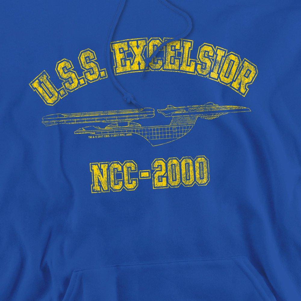 Royal - Star Trek - Star Trek Excelsior Athletic Hoddie Royal Blue - 2