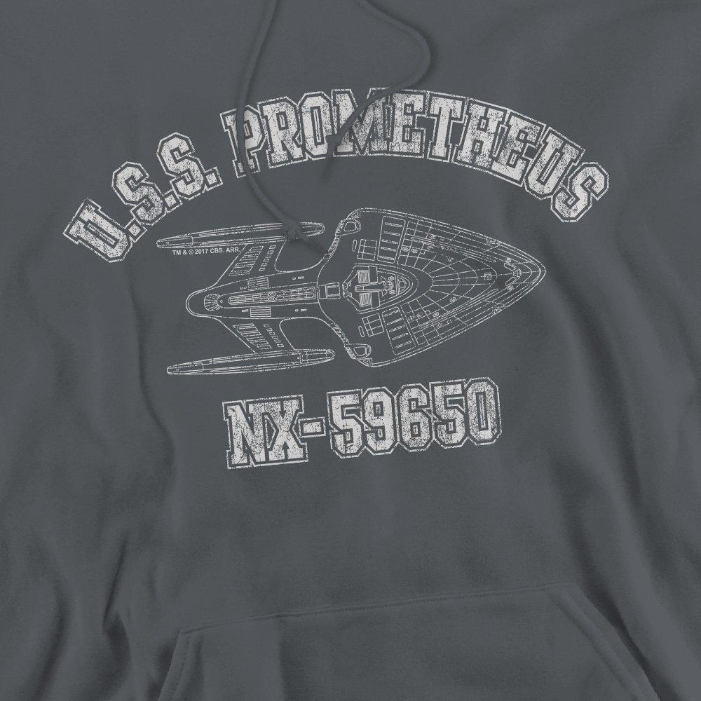 Charcoal - Star Trek - Star Trek Prometheus Athletic Hoddie Charcoal - 2