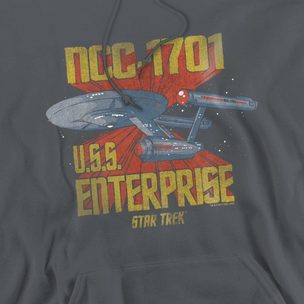 Charcoal - Star Trek - Star Trek Ncc1701 Hoddie Charcoal - 2