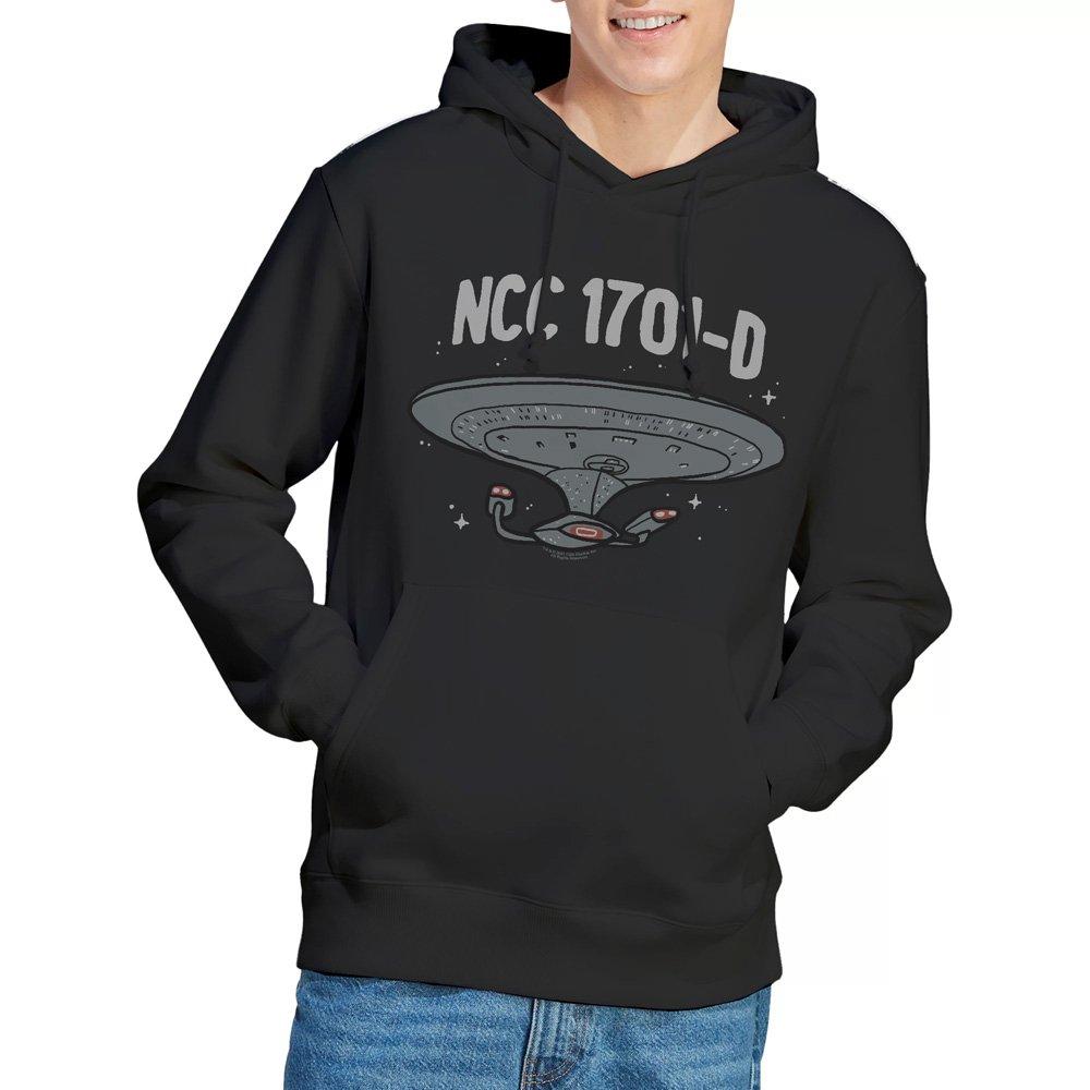 Black - Star Trek - Star Trek The Next Generaton Unisex Hoodie Black - 1