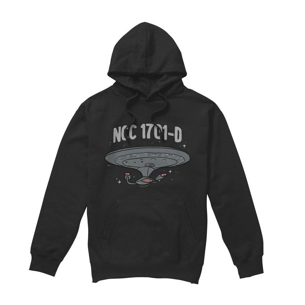 Black - Star Trek - Star Trek The Next Generaton Unisex Hoodie Black - 4