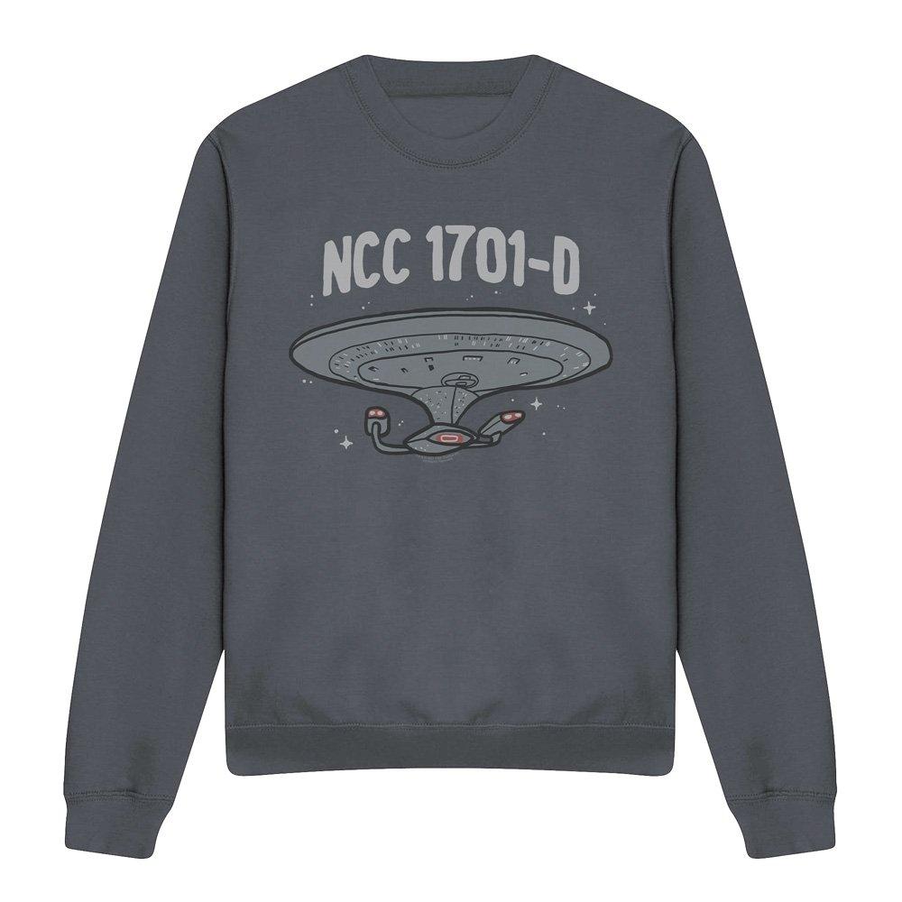 Charcoal - Star Trek - Star Trek The Next Generaton Crew Sweatshirt Char - 4