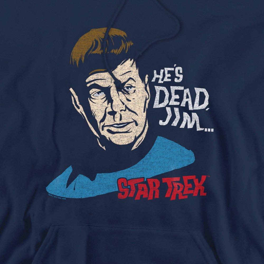 Navy - Star Trek - Star Trek He'S Dead Jim Unisex Hoodie Navy - 2