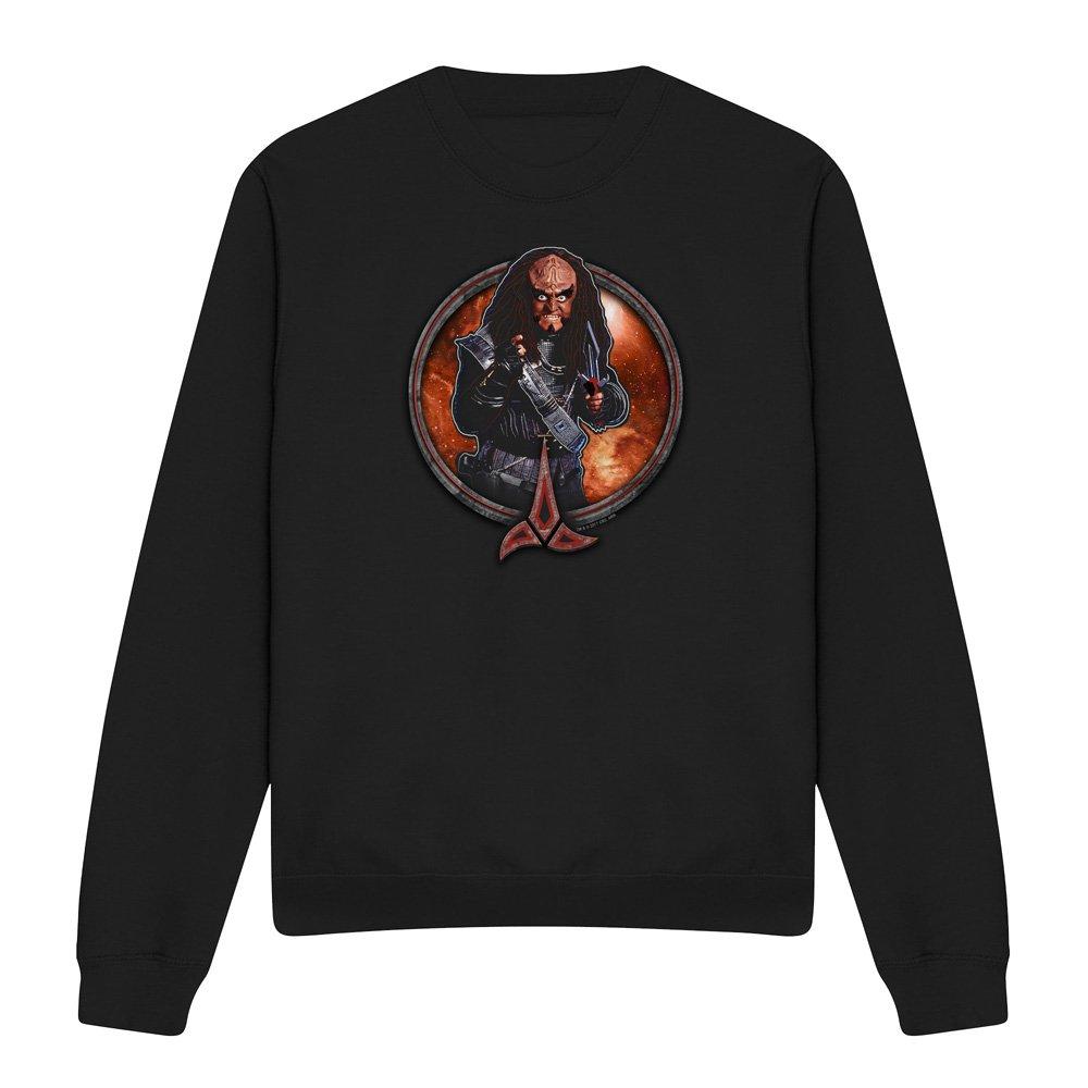 Black - Star Trek - Star Trek Gowron Crew Sweatshirt Black - 4
