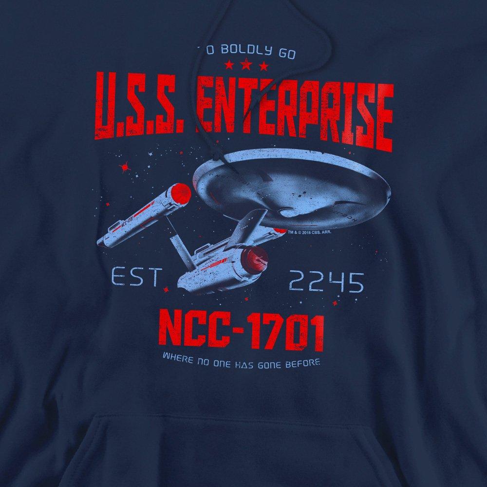 Navy - Star Trek - Star Trek Stardate 2245 Unisex Hoodie Navy - 2