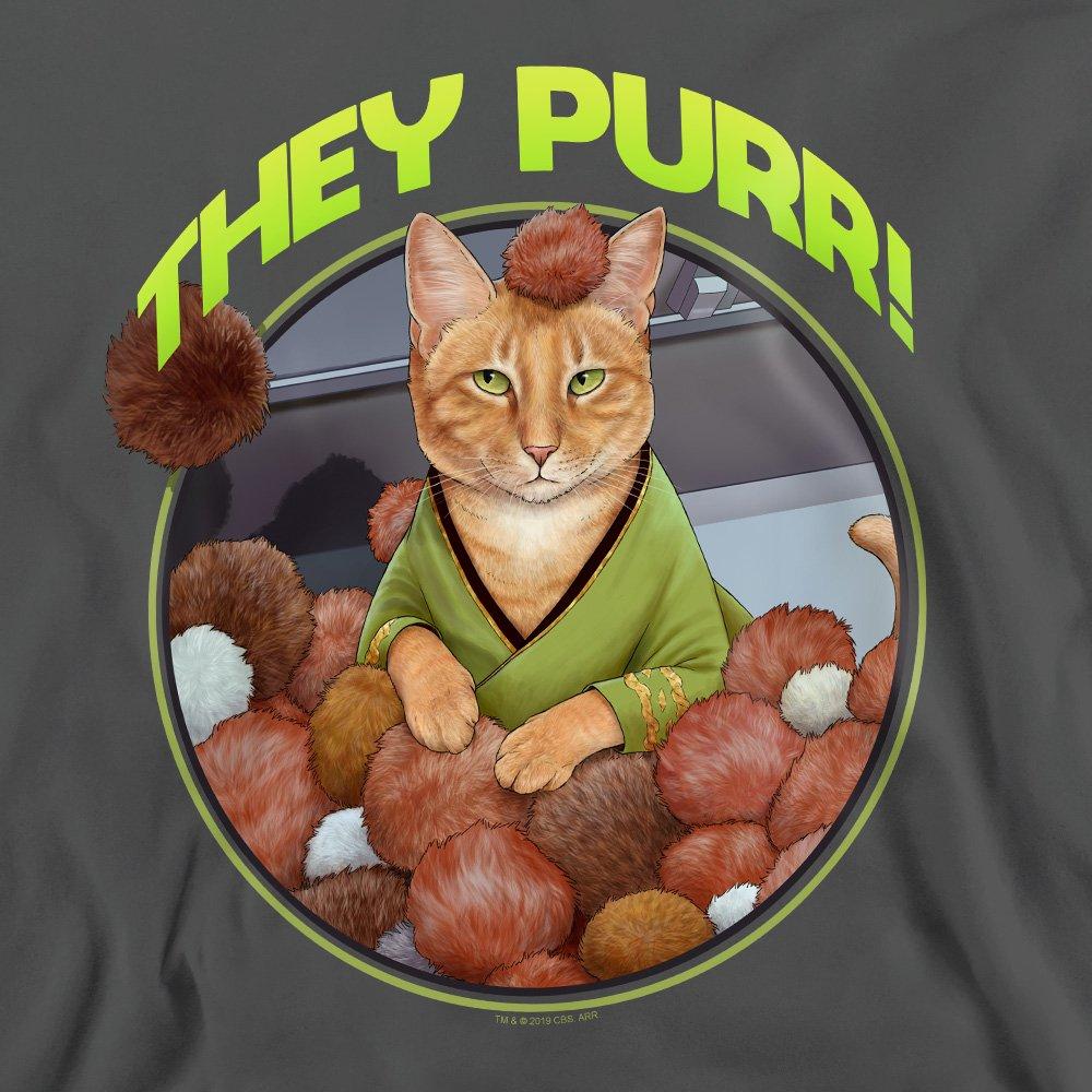 Charcoal - Star Trek - Star Trek The Purr Crew Sweatshirt Charcoal - 2
